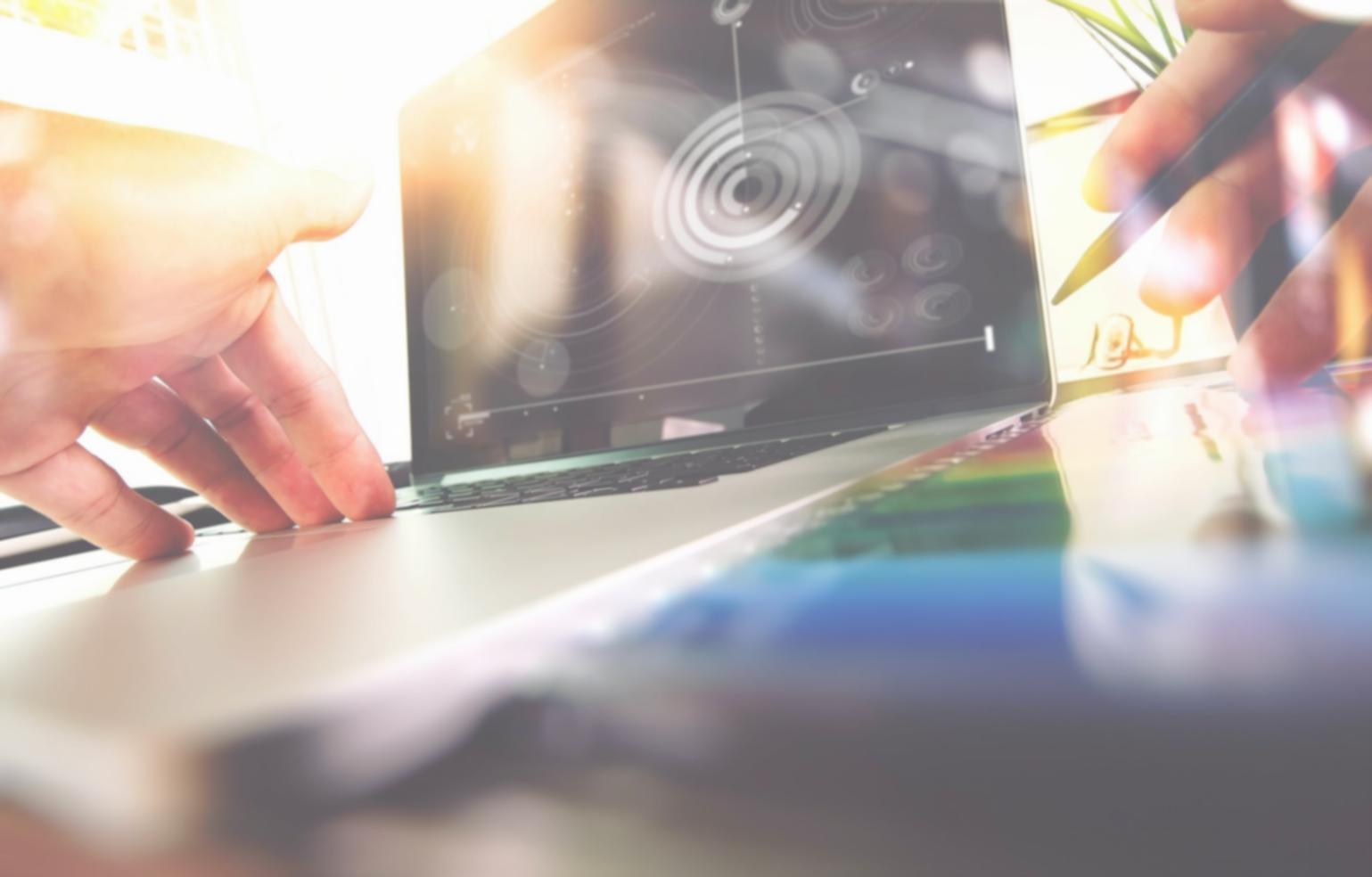 Developer working on accessible web interface design with multiple screen readers and assistive technology tools visible